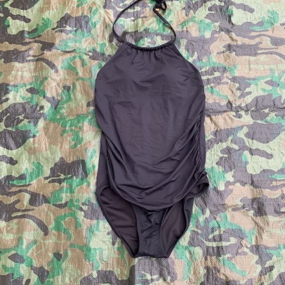**HP**  High Neck Halter One Piece Swimsuit size 16  NWT - Picture 3 of 8